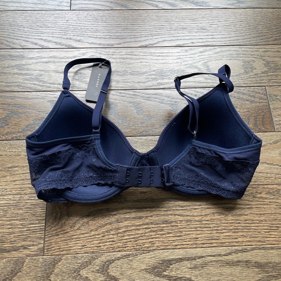 Natori Bliss Perfection Underwire Contour Bra | MIDNIGHT NAVY | Size 32C - Picture 4 of 5